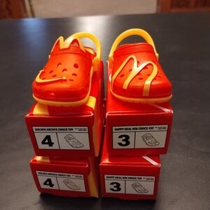 McDonald's Kids Sandals in Red and Yellow Key Chains